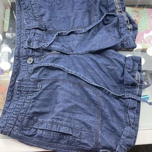 Denim shorts